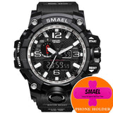 Man Watch  dual display  waterproof led sports