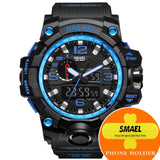 Man Watch  dual display  waterproof led sports