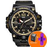 Man Watch  dual display  waterproof led sports