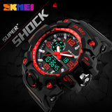 Man Watch New S Shock, Big Dial Quartz Digital ,Luxury Brand LED Military Waterproof