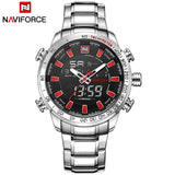 Man Watch Top Brand, Military Sport , LED, Analog Digital, Army Stainless Quartz