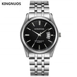 Man Watch Full Stainless Steel  Fashion Date Calendar Clock Sports Watchband Waterproof Man Quartz Wrist