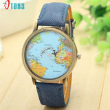Woman Watch  Willby Mini World Map   Women Gift Watches