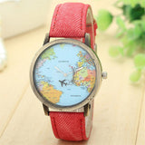 Woman Watch  Willby Mini World Map   Women Gift Watches