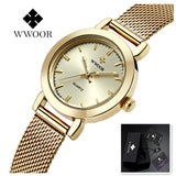 Woman Watch  Dress  Luxury Brand Ladies Quartz Watch Stainless Steel Mesh Band