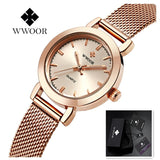 Woman Watch  Dress  Luxury Brand Ladies Quartz Watch Stainless Steel Mesh Band