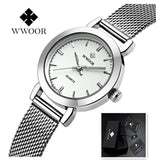 Woman Watch  Dress  Luxury Brand Ladies Quartz Watch Stainless Steel Mesh Band