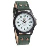 Man Watch Brand  New Leather Strap  Sport Quartz Military Wristwatch