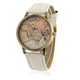 Woman Watch New Fashion Global Travel By Plane Map