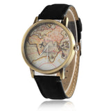 Woman Watch New Fashion Global Travel By Plane Map