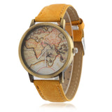 Woman Watch New Fashion Global Travel By Plane Map