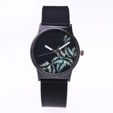 Woman Watch Quartz Wristwatches  Reloj Mujer    Simple   Round   Silicone  Analog Alloy