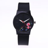 Woman Watch Quartz Wristwatches  Reloj Mujer    Simple   Round   Silicone  Analog Alloy