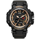 Man Watch White Sport Watch LED Digital 50M Waterproof Casua