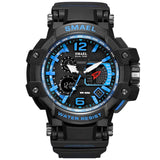 Man Watch White Sport Watch LED Digital 50M Waterproof Casua