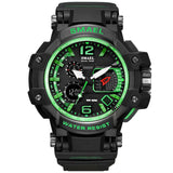Man Watch White Sport Watch LED Digital 50M Waterproof Casua