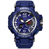Man Watch White Sport Watch LED Digital 50M Waterproof Casua
