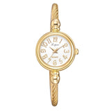 Woman Watch Small Gold Bangle Bracelet Luxury  Stainless Steel Ladies Quartz Wristwatch Brand