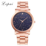 Woman Watch  Rose Gold Stainless Steel Lvpai Brand Fashion  Wristwatch Creative Quartz
