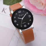Woman Watch  Fashion    Luxury Ladies   Quartz Wristwatch Top Brand  Leather Strap