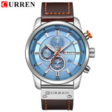 Man Watch Top Brand Luxury Fashion Leather Strap Quartz  Casual Date Business Male