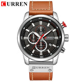 Man Watch Top Brand Luxury Fashion Leather Strap Quartz  Casual Date Business Male