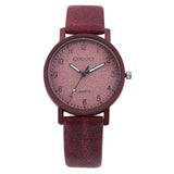 Woman Watch Brand   Fashion Leather Wrist