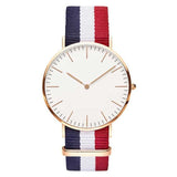 Woman Watch Hot Ultra Slim Quartz   Simple Nylon Band