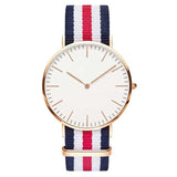 Woman Watch Hot Ultra Slim Quartz   Simple Nylon Band