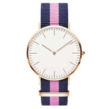 Woman Watch Hot Ultra Slim Quartz   Simple Nylon Band