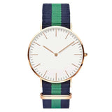 Woman Watch Hot Ultra Slim Quartz   Simple Nylon Band