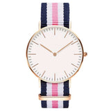 Woman Watch Hot Ultra Slim Quartz   Simple Nylon Band