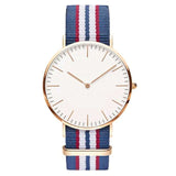 Woman Watch Hot Ultra Slim Quartz   Simple Nylon Band