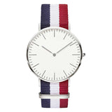 Woman Watch Hot Ultra Slim Quartz   Simple Nylon Band