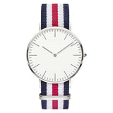 Woman Watch Hot Ultra Slim Quartz   Simple Nylon Band