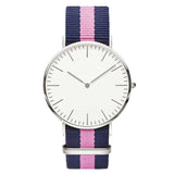 Woman Watch Hot Ultra Slim Quartz   Simple Nylon Band