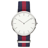 Woman Watch Hot Ultra Slim Quartz   Simple Nylon Band