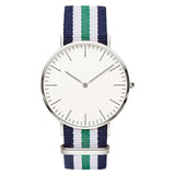 Woman Watch Hot Ultra Slim Quartz   Simple Nylon Band