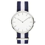 Woman Watch Hot Ultra Slim Quartz   Simple Nylon Band