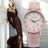 Woman Watch Brand   Fashion Leather Wrist