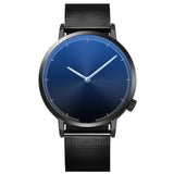 Man Watch Silver Luxury Classic Steel Retro Hombre Quartz Wrist  casual Man