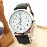 Man Watch Elegant Quartz Wrist    Top Luxury Leather Wristwatch