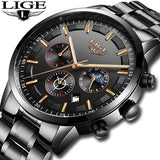 Man Watch Fashion Sport Quartz Clock  Top Brand Luxury Business Waterproof