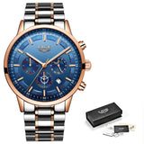 Man Watch Fashion Sport Quartz Clock  Top Brand Luxury Business Waterproof