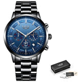 Man Watch Fashion Sport Quartz Clock  Top Brand Luxury Business Waterproof
