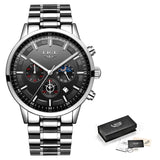 Man Watch Fashion Sport Quartz Clock  Top Brand Luxury Business Waterproof