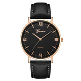 Man Watch Fashion Large Dial Military Quartz  Leather Sport  Classic Clock