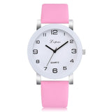 Woman Watch Simple Leather Band  Quartz Wristwatch  Classic Casual  Fashion  Analog