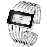 Woman Watch Luxury Fashion Rose Gold Bangle Bracelet Dress