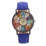 Woman Watch Relogio feminino  Retro Casual Girl Quartz Casual Leather Ladies Dress